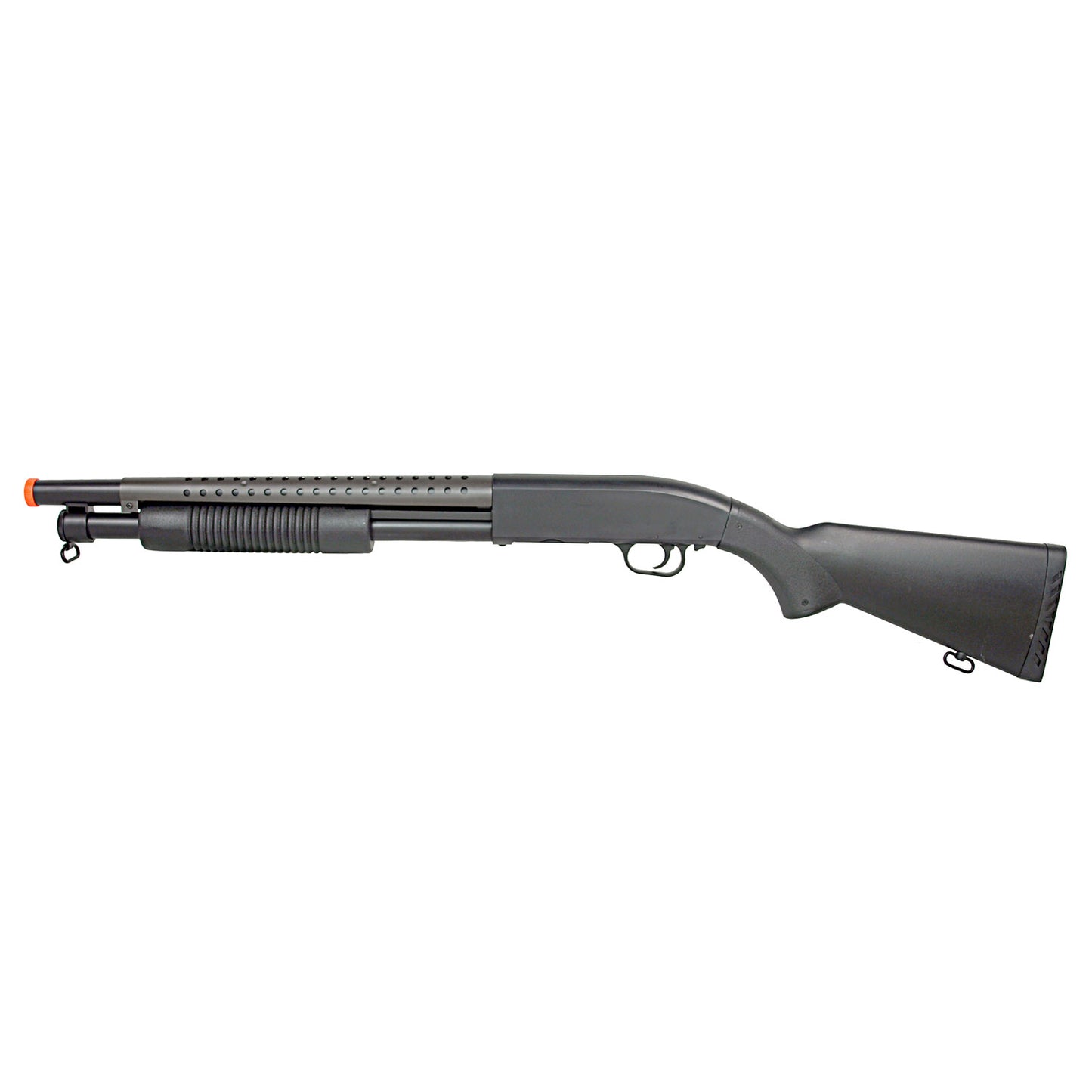 BBTac Airsoft Shotgun M500 Pump Action Spring Airsoft Gun M58A Powerful FPS with Magazine