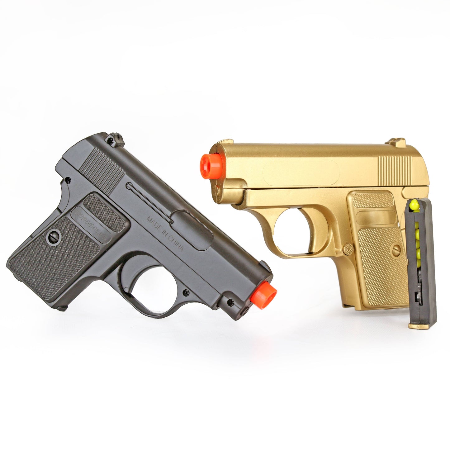 BBTac Compact Pistol Magazine - 2 Pack (Gold and Black Color)