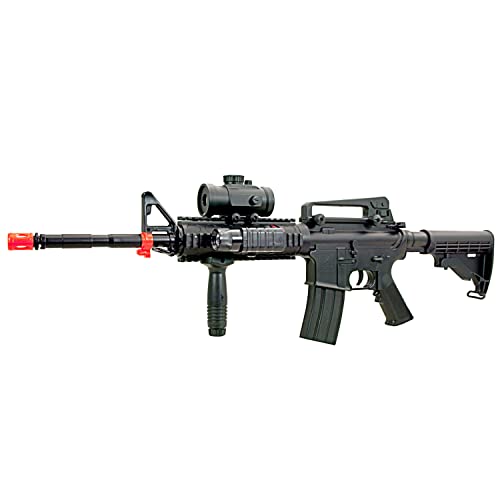 BBTac M83 Airsoft Gun - Full and Semi Automatic Electric Powered Rifle with Tactical Accessories - Entry Level Ready to Play Package