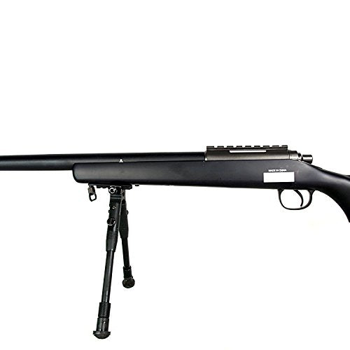 BBTac Airsoft Sniper Rifle VSR-10 - Bolt Action Powerful Spring Airsoft Gun with Hunting Scope and Bipod