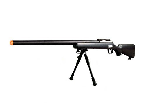 BBTac Airsoft Sniper Rifle VSR-10 - Bolt Action Powerful Spring Airsoft Gun with Hunting Scope and Bipod