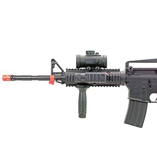 BBTac M83 Airsoft Gun - Full and Semi Automatic Electric Powered Rifle with Tactical Accessories - Entry Level Ready to Play Package