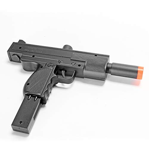 BBTac Airsoft Gun Package Desert Raider - Powerful Spring Rifle, Pump Action Shotgun, SMG, Two Pistols and BB Pellets, Preimum Airsoft Starter Pack