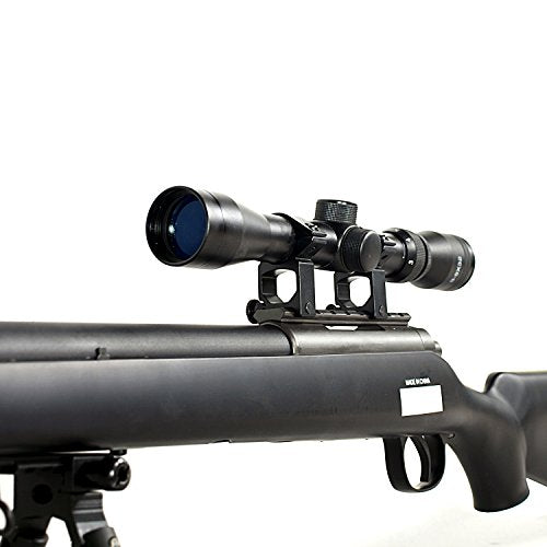 BBTac Airsoft Sniper Rifle VSR-10 - Bolt Action Powerful Spring Airsoft Gun with Hunting Scope and Bipod