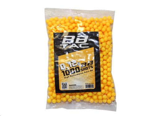 BBTac 1000 Bag .12g 6mm BBs for Airsoft Guns