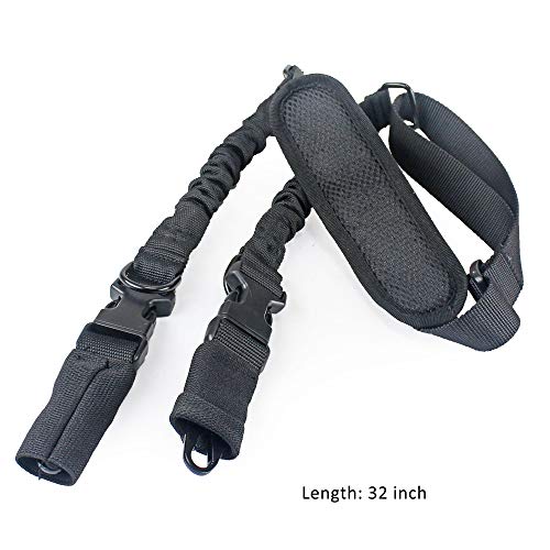 Armament TAC Two Point Sling for Rifle Gun Loop Strap Adjustable Shoulder Pad Heavy Duty Clip