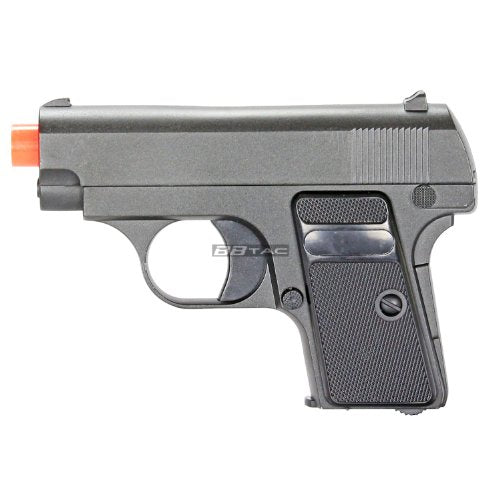 BBTac G1 Airsoft Spring Pistol Full Metal Slide and Body Ultra Subcompact 6" Pocket Pistol 215 FPS Spring Airsoft Gun