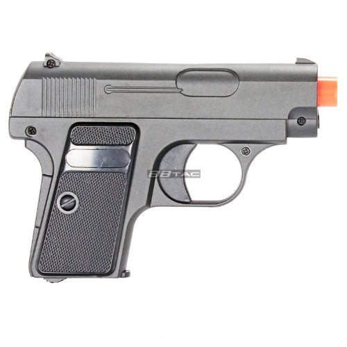 BBTac G1 Airsoft Spring Pistol Full Metal Slide and Body Ultra Subcompact 6" Pocket Pistol 215 FPS Spring Airsoft Gun