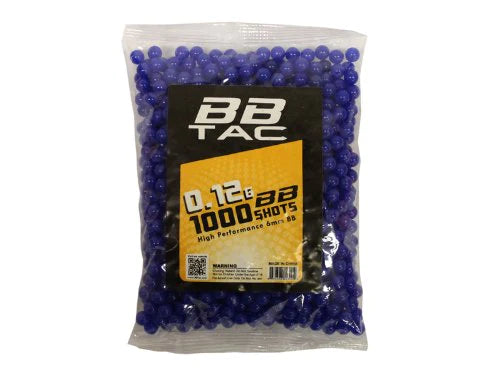 BBTac 1000 Bag .12g 6mm BBs for Airsoft Guns (Blue)