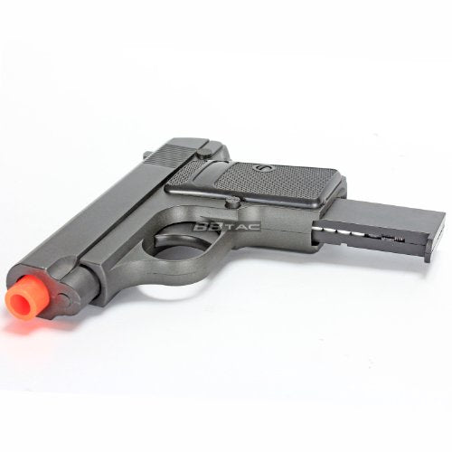 BBTac G1 Airsoft Spring Pistol Full Metal Slide and Body Ultra Subcompact 6" Pocket Pistol 215 FPS Spring Airsoft Gun
