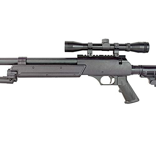 BBTac Powerful And Precision Spring Airsoft Sniper Rifle Gun, Heavy Weight with 3x Scope and Bipod