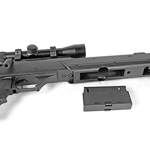 Spring Bolt Action Well m187d fps-550 Metal Airsoft Sniper Rifle Gun w/Scope, bi-pod(Airsoft Gun)