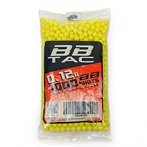 BBTac Airsoft BBS .12g 11,000 Rounds 6mm for Airsoft Guns BB Pellets Ammo 0.12 Gram Light Weight