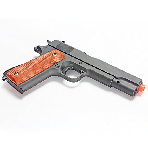 BBTac Airsoft Pistol 1911 G13 Classic Style Airsoft Gun Spring Powered 300 FPS, Metal Alloy Construction