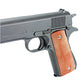 BBTac Airsoft Pistol 1911 G13 Classic Style Airsoft Gun Spring Powered 300 FPS, Metal Alloy Construction