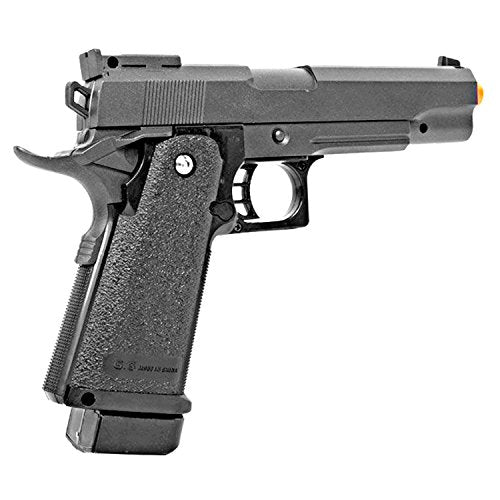 BBTac Airsoft Pistol 1911 G6 Airsoft Gun Spring Powered 300 FPS, Metal Alloy Construction