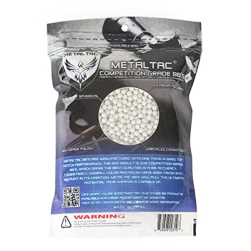MetalTac® Airsoft BBS 0.20g 30,000 Round 6mm BBS Airsoft Pellets for Airsoft bb Guns