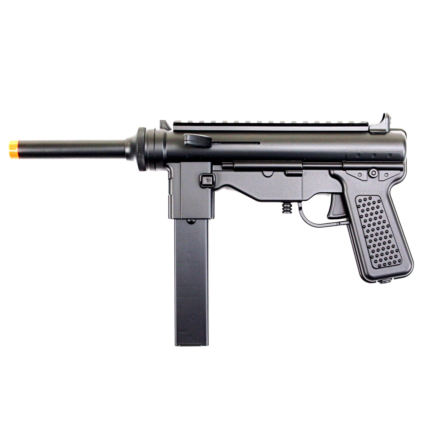 BBTac Airsoft M302 M3 Grease Gun Sub-Machine Gun WW2 Spring Loaded SMG WWII Replica