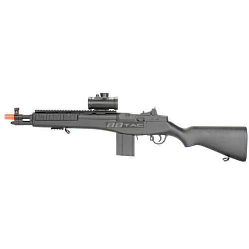 bbtac m305p airsoft gun m14 ris full sized spring airsoft rifle with scope with warranty(Airsoft Gun)