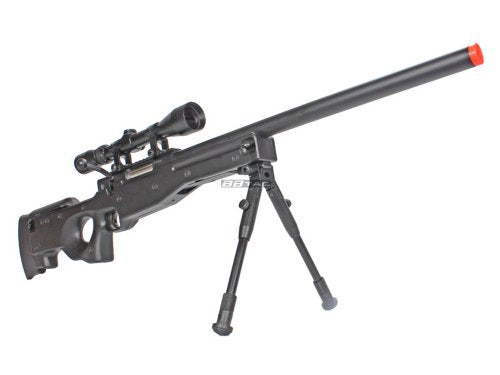bbtac bt59 airsoft sniper rifle bolt action type 96 airsoft gun with 3x rifle scope and aluminum bipod(Airsoft Gun)