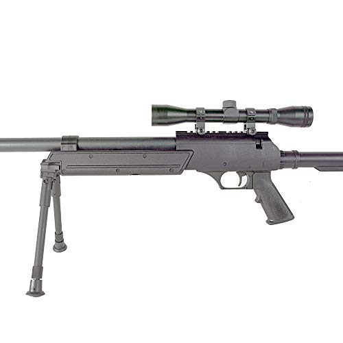 BBTac Powerful And Precision Spring Airsoft Sniper Rifle Gun, Heavy Weight with 3x Scope and Bipod