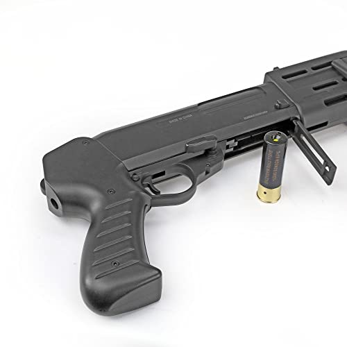 BBTac Airsoft Shotgun Tri-Shot Three Barrels Multi Burst Shot Pump Action Spring Airsoft Gun M63 Powerful FPS with Shell