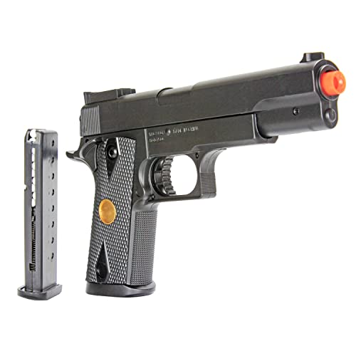 BBTac Airsoft Pistol Gun 1911-Tactical Hi-Capa Spring Loaded Air-Soft Hand Gun Full Size