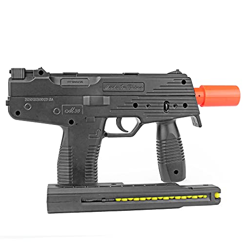 BBTac M30 Airsoft Gun SMG Spring Pistol 250 FPS Spring Power Loaded Airsoft Submachine Gun with 18 Round Clip