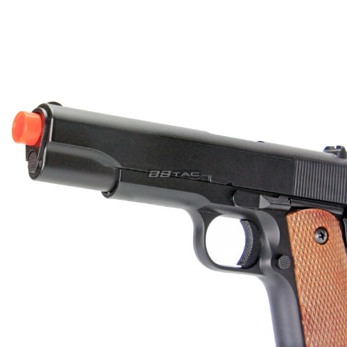 bbtac m21 airsoft 260 fps metal spring pistol with working hammer and saftey grip(Airsoft Gun)