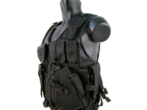 MetalTac Cross Draw Tactical Vest 9 Pockets