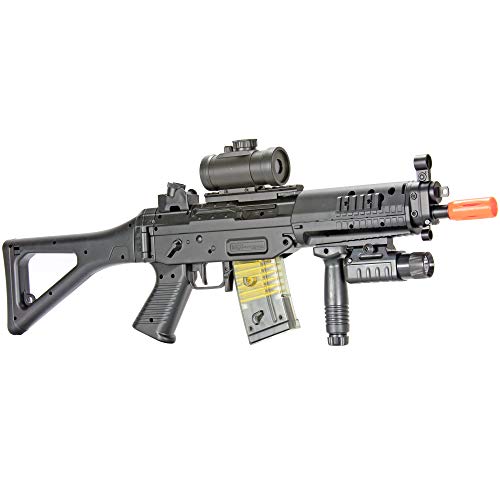 BBTac M83 Pistola Airsoft eléctrica completa y semiautomática Accesorios  tácticos completo