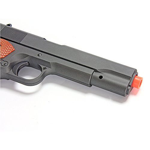 BBTac Airsoft Pistol 1911 G13 Classic Style Airsoft Gun Spring Powered 300 FPS, Metal Alloy Construction