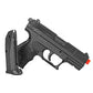 BBTac Airsoft Pistol - Metal Slide Airsoft Gun Spring Powered 240 FPS, Metal Alloy Construction (Black)