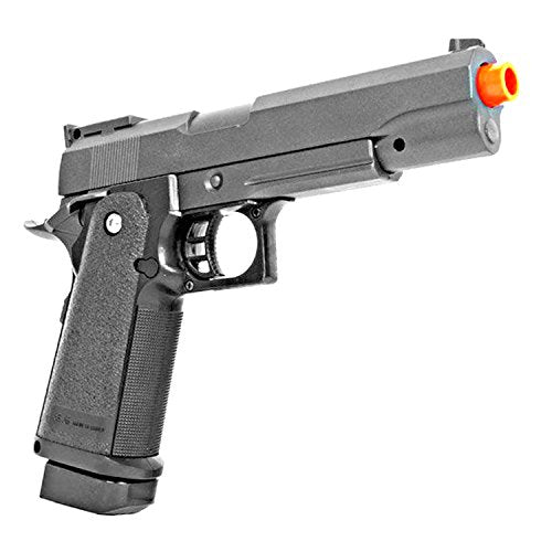 BBTac Airsoft Pistol 1911 G6 Airsoft Gun Spring Powered 300 FPS, Metal Alloy Construction