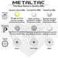 MetalTac Airsoft BBS .25g 8000 Rounds Match Grade BB Pellet, 0.25 Gram 6mm for Airsoft Guns Ammo with Speed Loader