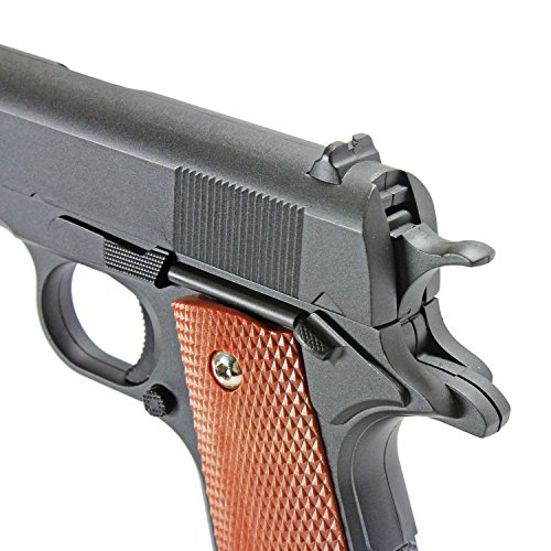 BBTac Airsoft Pistol 1911 G13 Classic Style Airsoft Gun Spring Powered 300 FPS, Metal Alloy Construction