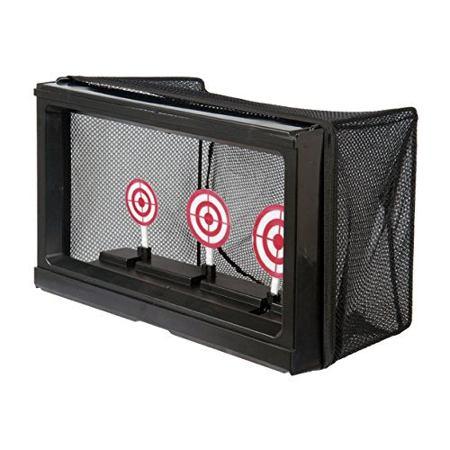 BBTac Airsoft Target with Auto-Reset, Stand, Trap Net Catcher, for Airsoft Gun Shooting BB Pellets Indoor Outdoor